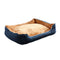 Pet Bed Mattress Dog Cat Pad Mat Puppy Cushion Soft Warm Washable Blue