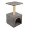 Cat Tree With Sisal Scratching Post 55 Cm Grey