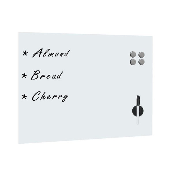 Wall Mounted Magnetic Dry Erase Whiteboard Glass