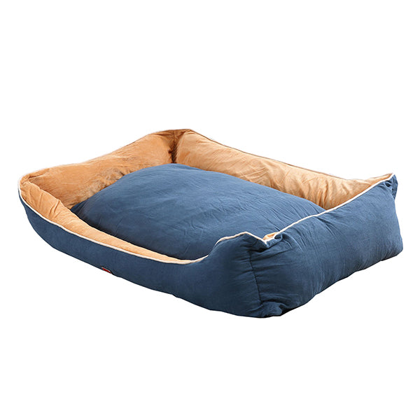 Pet Bed Mattress Dog Cat Pad Mat Puppy Cushion Soft Warm Washable Blue