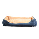 Pet Bed Mattress Dog Cat Pad Mat Puppy Cushion Soft Warm Washable Blue