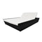 Outdoor Lounge Bed With Cushion Poly Rattan