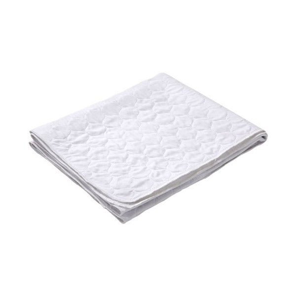 2 Pcs Bed Pad Waterproof Bed Protector Absorbent Washable White 137 Cm