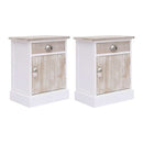 Bedside Cabinets 2 Pcs 38X28X45 Cm Paulownia Wood