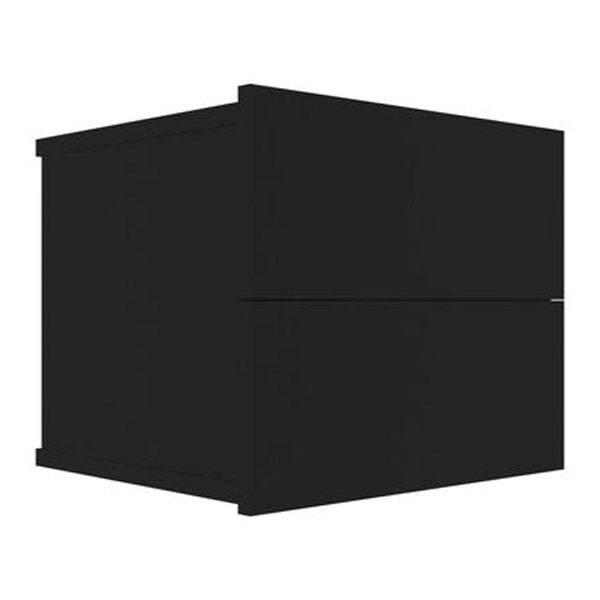 Bedside Cabinet Black 40X30X30 Cm Chipboard