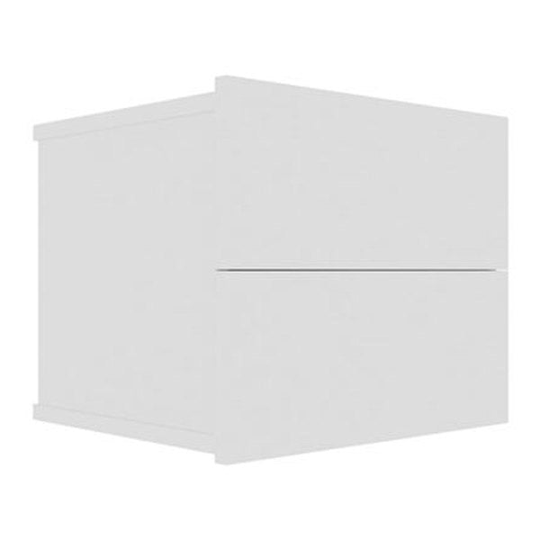 Bedside Cabinets White 2 Pcs 40X30X30 Cm Chipboard