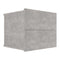 Bedside Cabinets 2 Pcs Concrete Grey Chipboard 40X30X30 Cm
