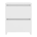 Bedside Cabinet White 30X30X40 Cm Chipboard