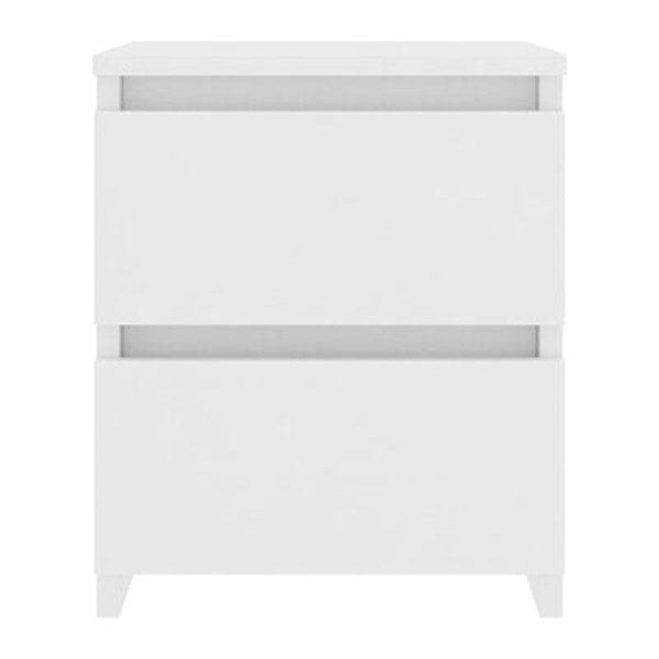 Bedside Cabinet White 30X30X40 Cm Chipboard