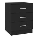 Bedside Cabinets 2 Pcs Black 38X35X56 Cm Chipboard