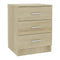 Bedside Cabinets 2 Pcs Sonoma Oak 38X35X56 Cm Chipboard