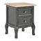 Bedside Cabinets 2 Pcs Black 35X30X49 Cm Mdf