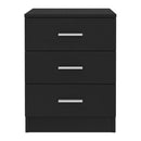 Bedside Cabinets 2 Pcs Black 38X35X56 Cm Chipboard