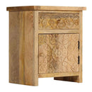 Bedside Table Solid Mango Wood 40X30X50 Cm