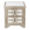 Wooden Bedside Table Natural 48X40X61Cm