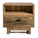 Bedside Table Mango Wood With 1 Drawer 56X38X61Cm