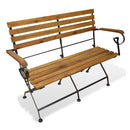 Folding Garden Bench 112 Cm Solid Acacia Wood