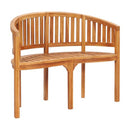 Banana Bench 120 Cm Solid Teak Wood