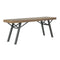 Garden Bench 120 Cm Solid Acacia Wood With An Oil Finish