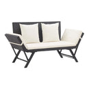 Garden Bench With Cushions 176 Cm