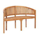 Banana Bench 151 Cm Solid Teak Wood