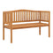 Garden Bench 150 Cm Solid Teak Wood