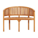 Banana Bench 120 Cm Solid Teak Wood