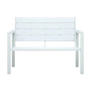 Garden Bench 120 Cm Hdpe Wood Look