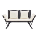 Garden Bench With Cushions 176 Cm