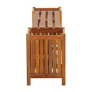 Garden Bench With 2 Planters 150X30X40 Cm Solid Acacia Wood