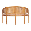 Banana Bench 151 Cm Solid Teak Wood