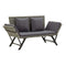 Garden Bench With Cushions 176 Cm