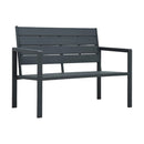 Garden Bench 120 Cm Hdpe Wood Look