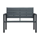 Garden Bench 120 Cm Hdpe Wood Look