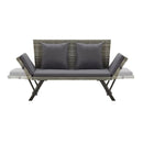 Garden Bench With Cushions 176 Cm
