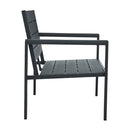 Garden Bench 120 Cm Hdpe Wood Look
