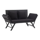Garden Bench With Cushions 176 Cm