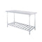 Soga 120X70X85Cm Commercial Catering Stainless Steel Prep Work Bench