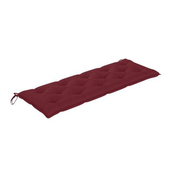 Garden Bench Cushion Wine Red 150X50X7 Cm Fabric