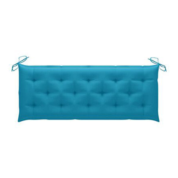 Garden Bench Cushion Light Blue 150X50X7 Cm Fabric
