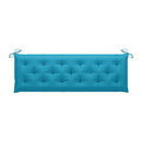 Garden Bench Cushion Light Blue 180X50X7 Cm Fabric