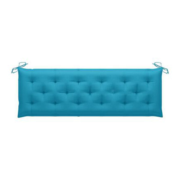 Garden Bench Cushion Light Blue 180X50X7 Cm Fabric