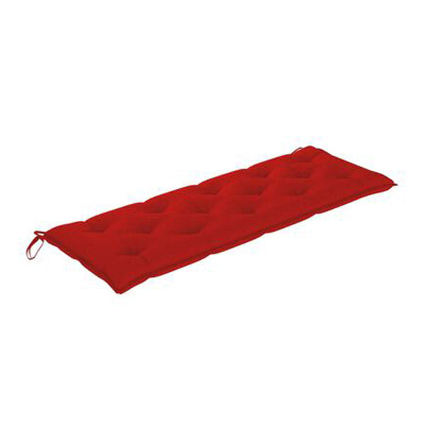 Garden Bench Cushion Red 150X50X7 Cm Fabric