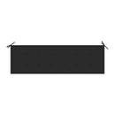 Garden Bench Cushion Black 180X50X4 Cm