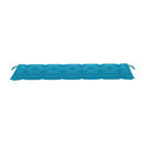 Garden Bench Cushion Light Blue 180X50X7 Cm Fabric