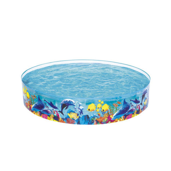 Swimming Pool Fun Odyssey Above Ground Kids Play Inflatable Round