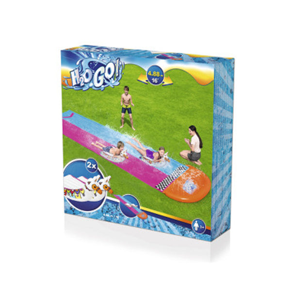 Inflatable Water Slip And Slide Kids Rider Splash Toy Outdoor