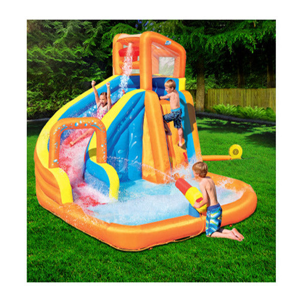 Inflatable Water Slide Pool Slide Jumping Castle Playground Toy Splash ...