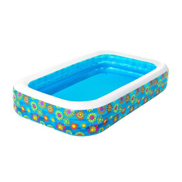 Bestway Inflatable Kids Play Pool Swimming Pool Rectangular Family