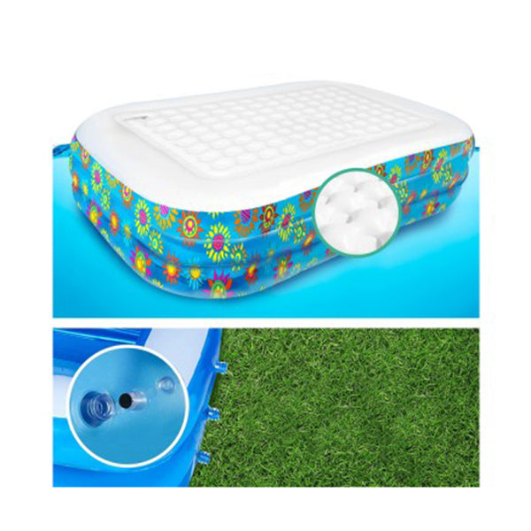Bestway Inflatable Kids Play Pool Swimming Pool Rectangular Family